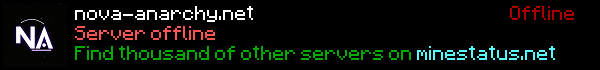 Nova Anarchy Minecraft Server Banner
