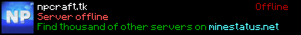 NP craft Minecraft Server Banner
