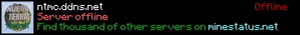 Nueva Terra Minecraft Server Banner
