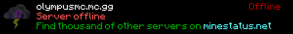 Olympus Minecraft Server Banner