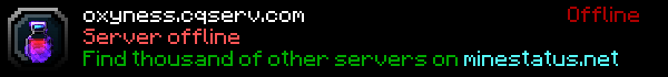 OxyNessMC Minecraft Server Banner
