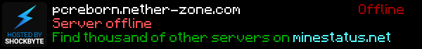 PcReborn Minecraft Server Banner