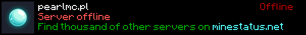 PearlMC.pl Minecraft Server Banner