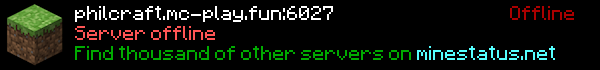 PhilCraft Minecraft Server Banner