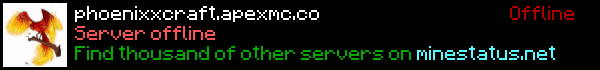 Phoenixcraft Minecraft Server Banner