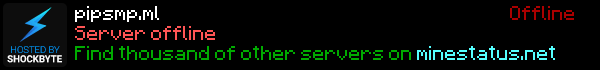 Pip SMP Minecraft Server Banner