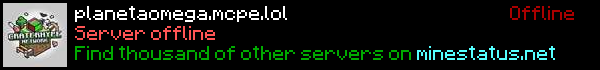 Planeta Omega Minecraft Server Banner