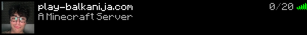 Balkanija Skyblock Minecraft Server Banner