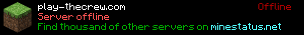 the crew Minecraft Server Banner