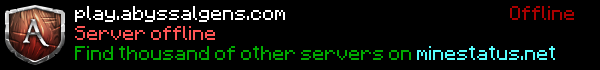 AbyssalGens Minecraft Server Banner