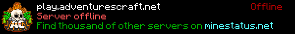AdventuresCraft Minecraft Server Banner