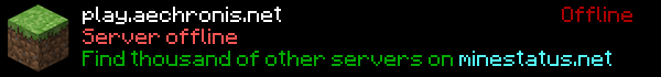 Aechronis Minecraft Server Banner