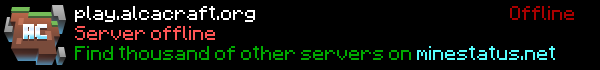 Alcacraft Minecraft Server Banner