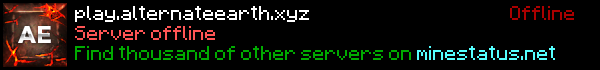 Alternate Earth Minecraft Server Banner