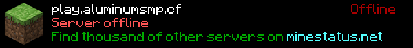 Aluminum SMP Minecraft Server Banner