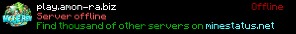 Amon-Ra Network 1.8.8 - 1.16.X Minecraft Server Banner