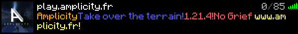 Amplicity Minecraft Server Banner