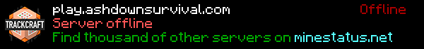 Ashdown Survival Minecraft Server Banner