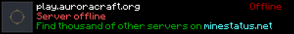 AuroraCraft [18+ Whitelist SMP] Minecraft Server Banner