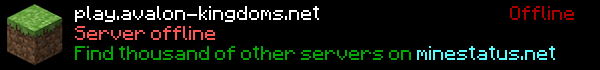 Avalon Kingdoms Minecraft Server Banner