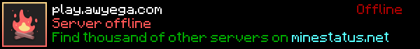 A W Y E G A Minecraft Server Banner