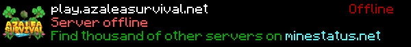Azalea Survival Minecraft Server Banner