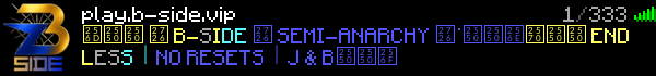B-Side Minecraft Server Banner