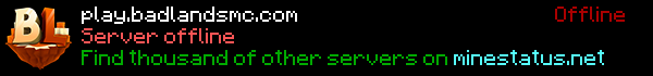 BadLandsMC Minecraft Server Banner