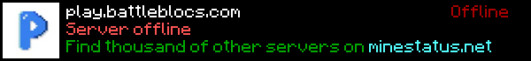 Battle Blocs Minecraft Server Banner