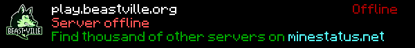 Beastville Minecraft Server Banner