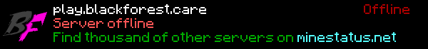 BlackForest Minecraft Server Banner