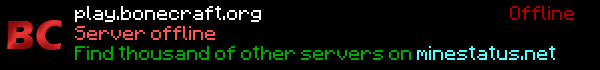 Bonecraft Minecraft Server Banner