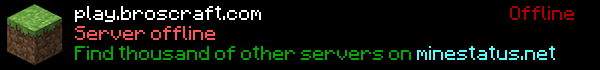 Broscraft Minecraft Server Banner