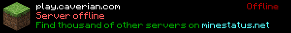 Caverian Hub Survival & Realism Minecraft Server Banner