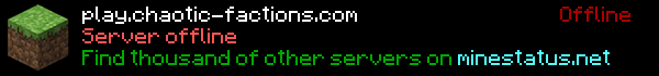 Chaotic-Factions Minecraft Server Banner