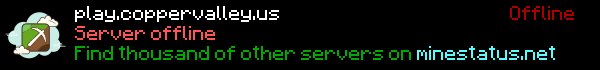 Copper Valley MC Minecraft Server Banner