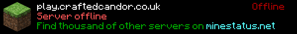 Crafted Candor Minecraft Server Banner
