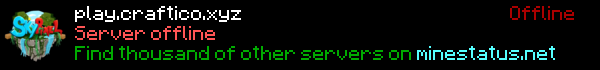 Craftico Minecraft Server Banner