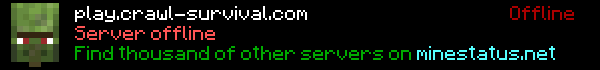 Crawl Minecraft Server Banner