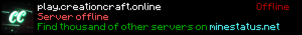 CreationCraft Online Minecraft Server Banner