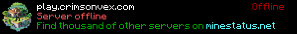 CrimsonVex Network Minecraft Server Banner