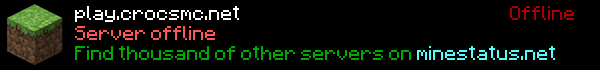 CrocsMC Minecraft Server Banner