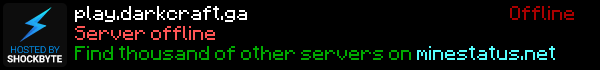 DarkCraft Minecraft Server Banner
