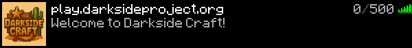 DarksideCraft  Minecraft Server Banner