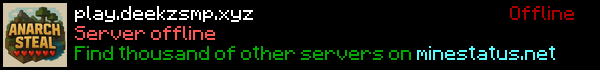 DeekzSMP Minecraft Server Banner