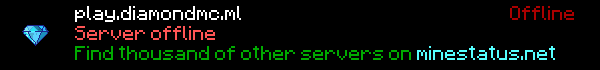 DiamondMC Minecraft Server Banner