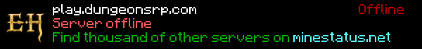 Dungeons RP Minecraft Server Banner
