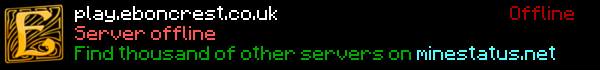 Eboncrest Minecraft Server Banner