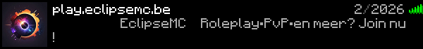 EclipseMC Minecraft Server Banner