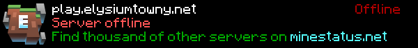 Elysium Towny Minecraft Server Banner